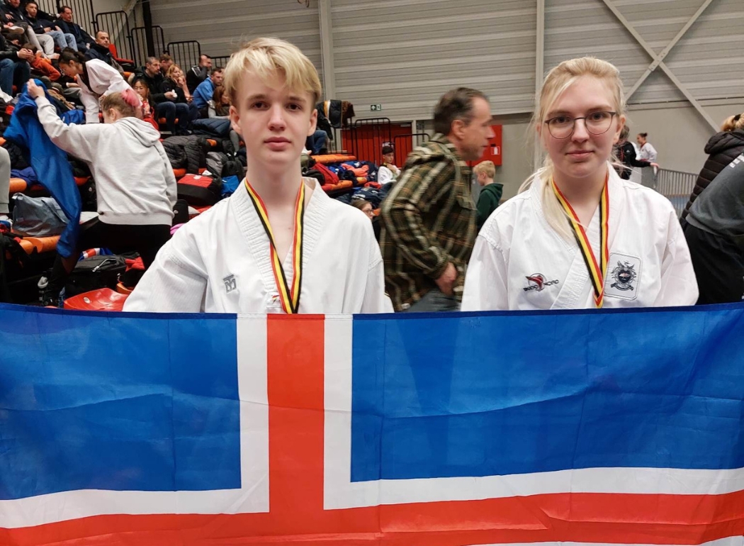 Pétur Valur með tvö silfur á Belgian Open