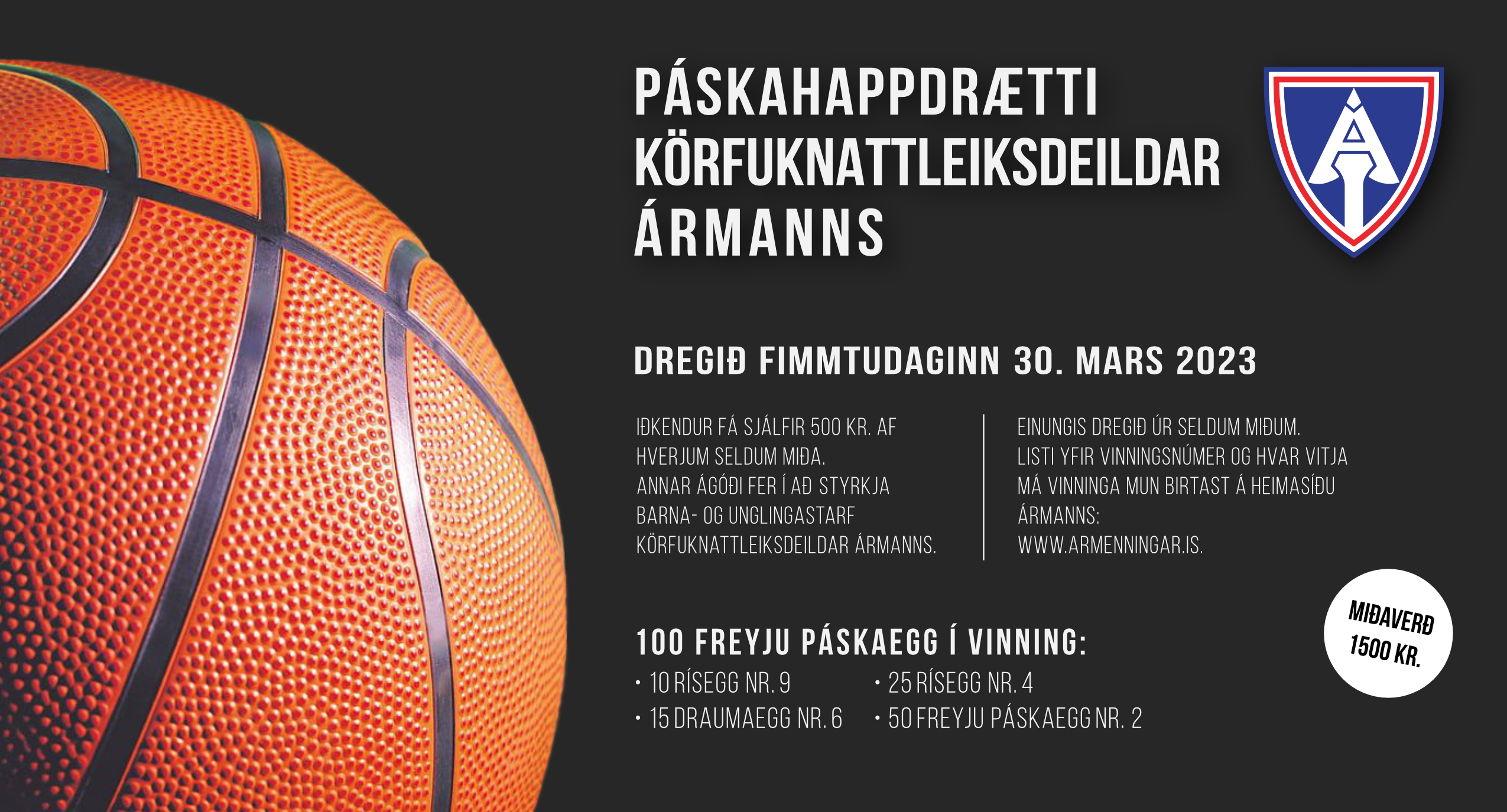 Páskahappdrætti 2023