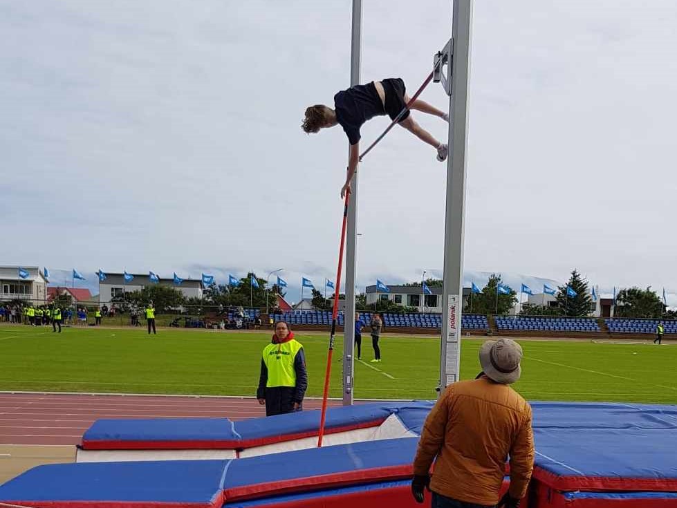 Nýtt Íslandsmet í flokki 14 ára pilta