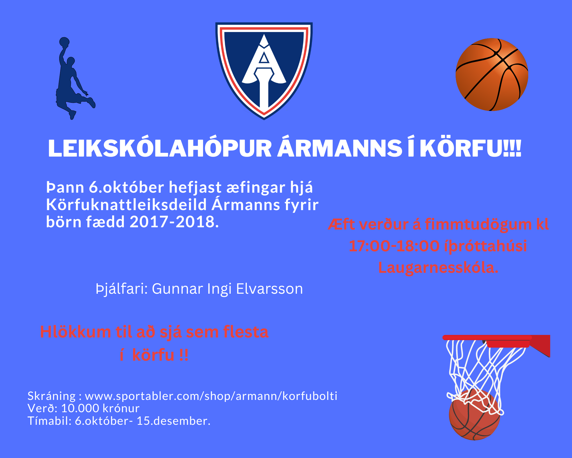 Leikskólahópar í Körfu