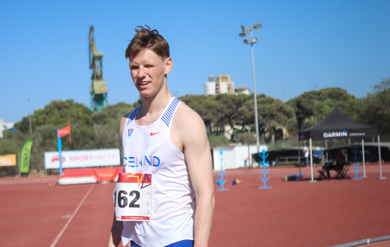 Frjálsíþróttafólk úr Ármanni í Bandaríkjunum - Óliver Máni Samúelsson