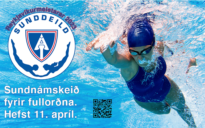 Sundnámskeið fyrir fullorðna - Swimming course for adults
